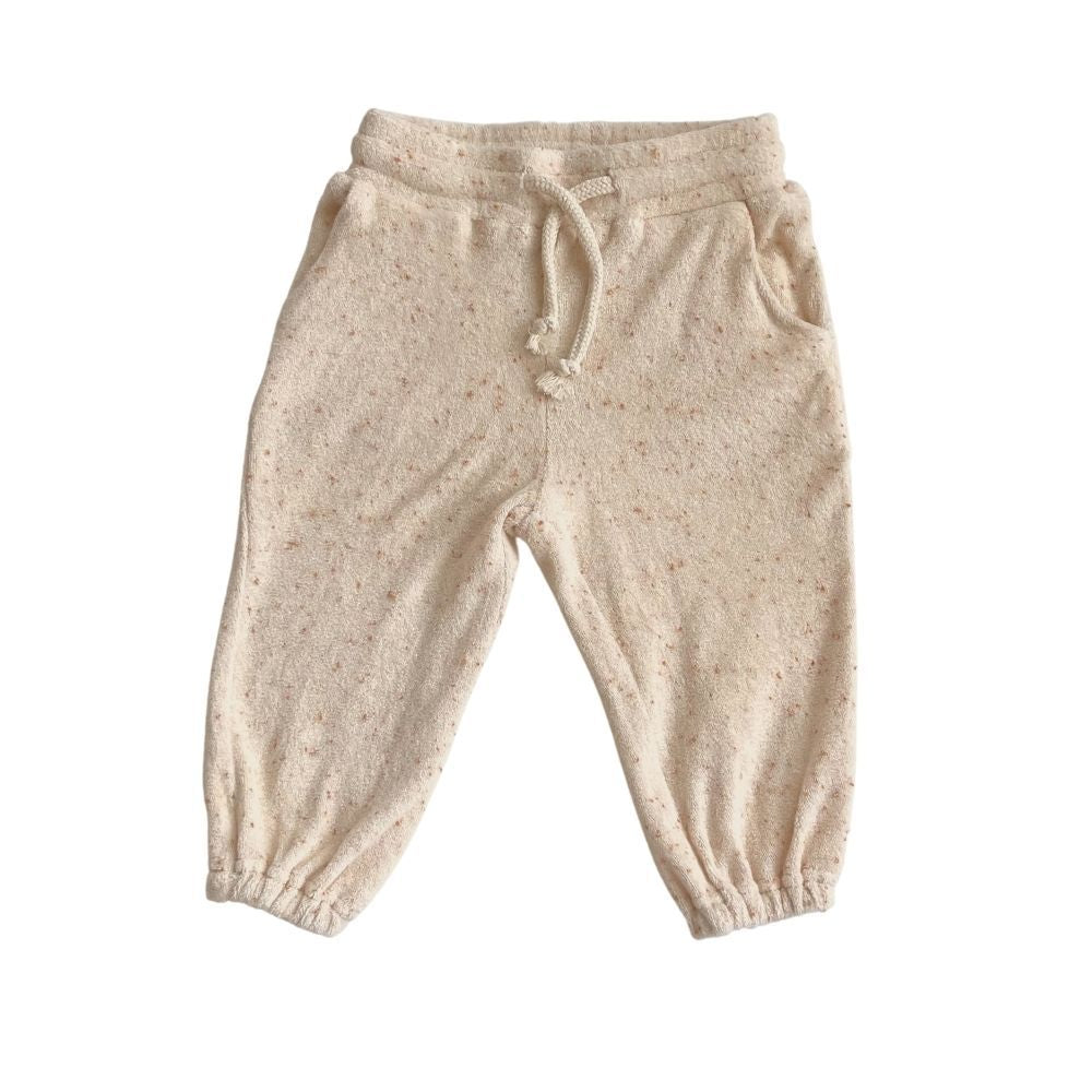 GOLDEN FLECKED TOWELLING JOGGERS