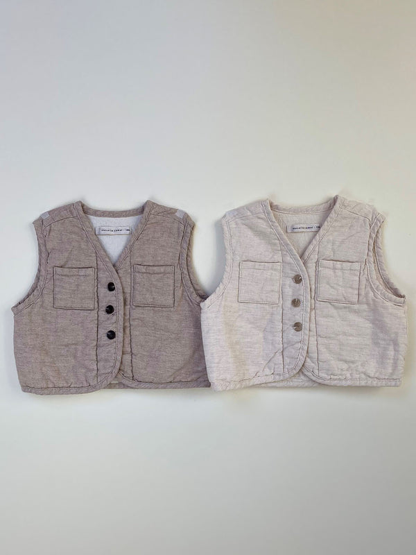 COTTON PADDED GILET
