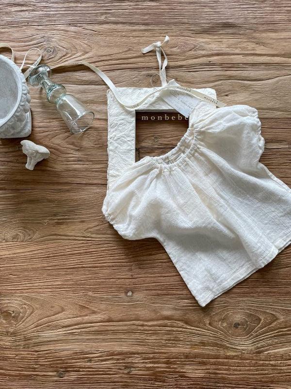LINEN RUFFLE SHIRT