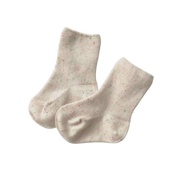 MULTI COLOURED FLECKED SOCKS